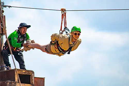 Zipline in the Sacred Valley of the Incas